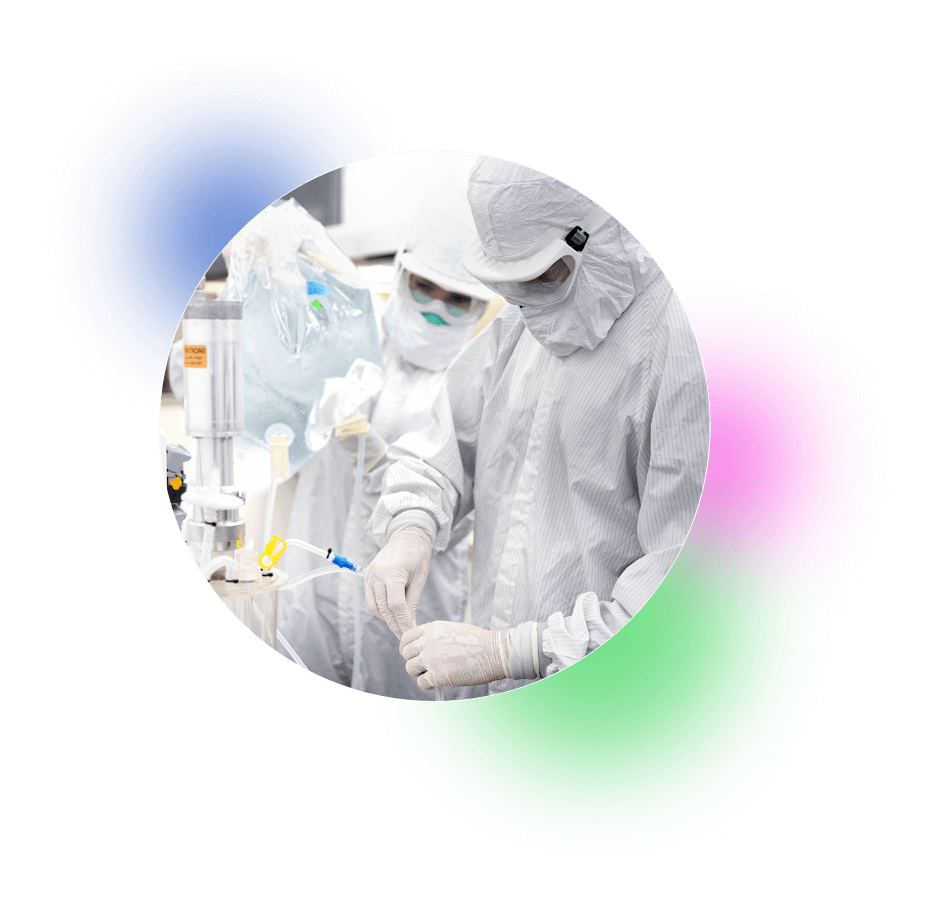 workers in kbio lab